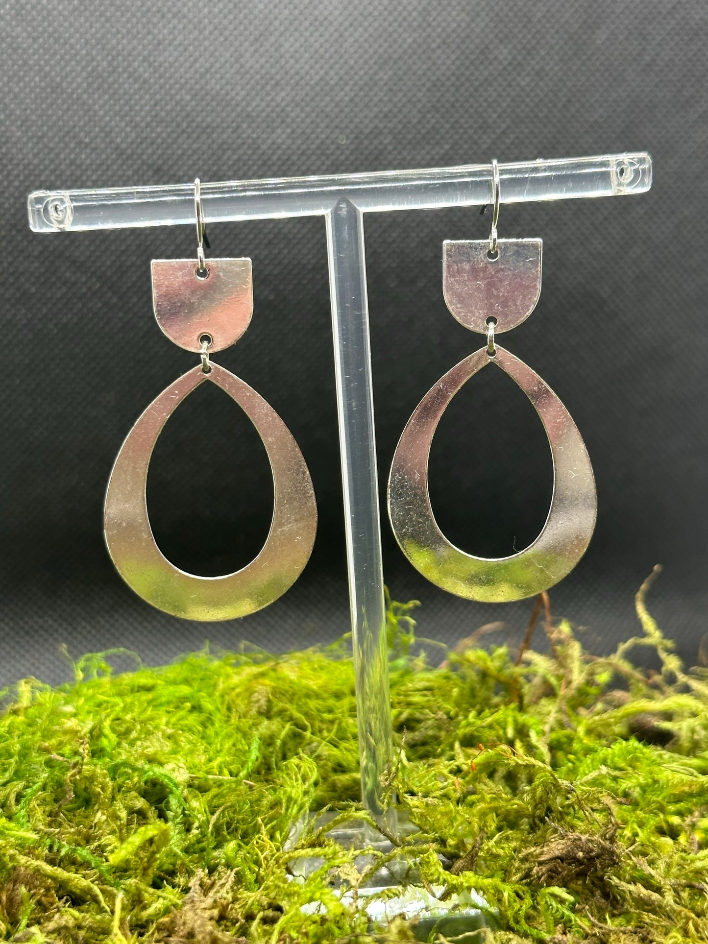 Silver Plated Large Teardrops